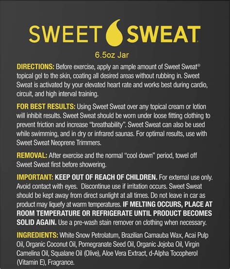 sweet sweat|sweet sweat benefits.